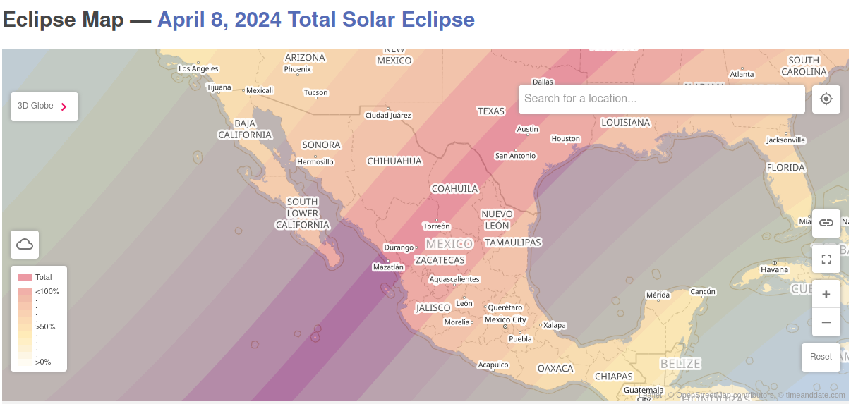 map of eclipse for 2024
